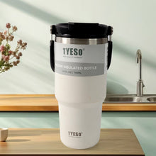 High Quality Stainless Steel Vacuum Glass Insulated Glass Coffee Cups Double Walled Travel Mug, Car Coffee Mug (With Lid & Handle / 1 Pc)