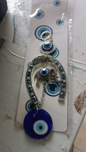 Decorative Evil Eye Hanging with Elephant and Horseshoe Motif,  Wind Chime (1 Pc)